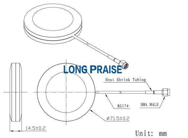 External GSM antenna LPGM020